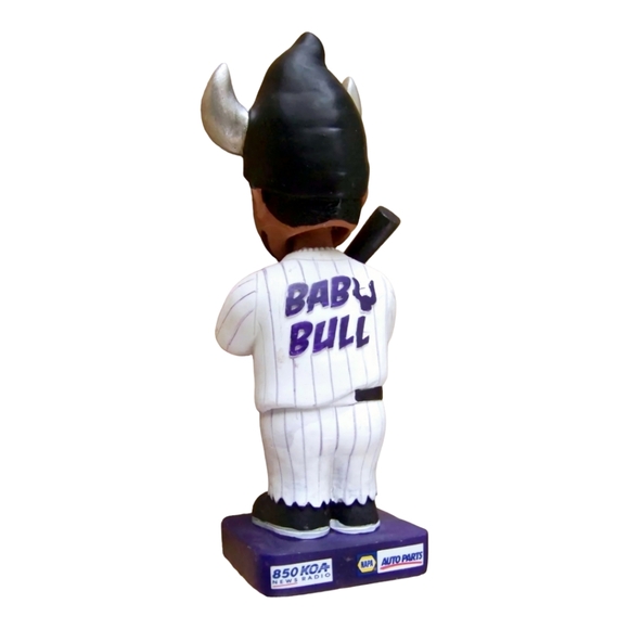 Colorado Rockies "Wilin Rosario" Gnome Baby Bull Bobblehead (2014) in Box - Picture 3 of 7